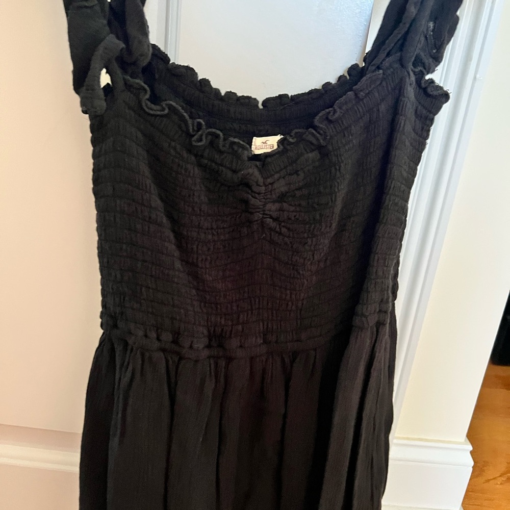 Hollister Black Ruffle Dress